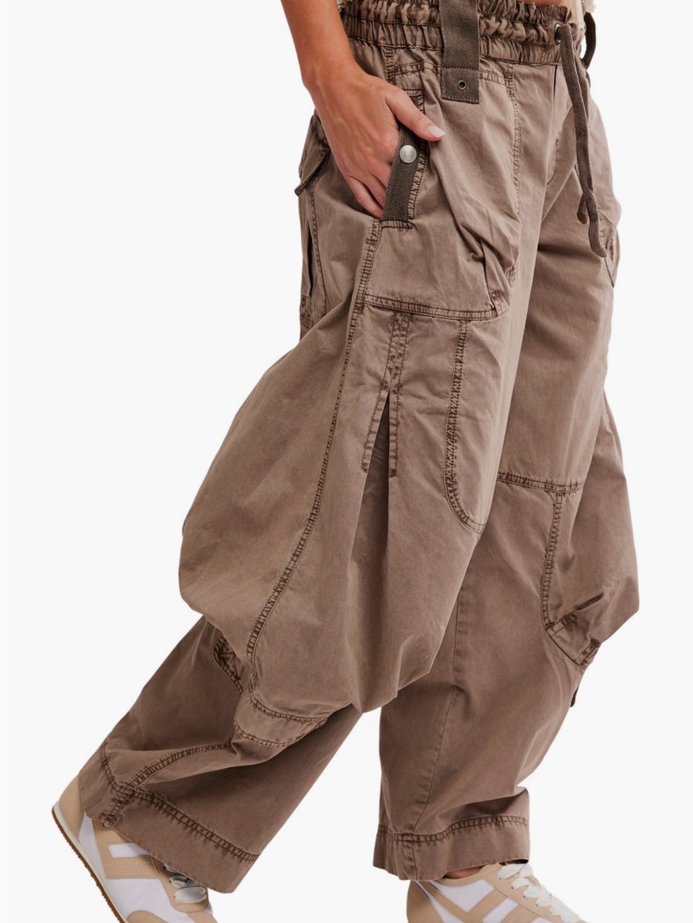 Free People: Onset Cargo Pant| Brown/NWOT - Picture 3 of 12